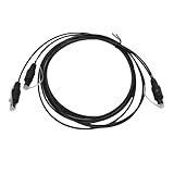 Hapivida 1x2 Digitaler Optischer Splitterkabel, SPDIF Toslink Adapter für...