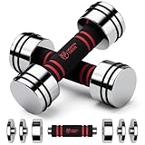 STAHL Kurzhanteln 2er 2,5kg (1,5kg/2kg/2.5kg) - Ultrakompakte Einstellbare...