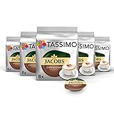 Tassimo Kapseln Jacobs Cappuccino Classico, 40 Kaffeekapseln, 5er Pack, 5 x...