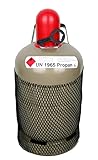 Grodenberg 5 kg Propangasflasche Gasflasche Stahlflasche Grau...