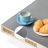 KARAT Farbige Tischfolie mit abgeschrägter Kante - Tischdecke nach Maß,...