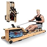Rudergerät für Zuhause, Aeriflo W100 Rudergerät Wasser aus Bambus,...