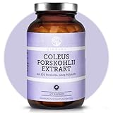 QIDOSHA® Coleus Forskohlii Extrakt, 120 Kapseln im Apothekerglas, 400mg je...
