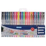 Stylex 43834 - Gelschreiber, 24 Gelstifte im Set, sortiert in 8...