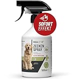 ReaVET Zeckenschutz Hund, Zeckenspray 500ml - Zeckenmittel mit...