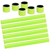 URAQT Reflektorbänder, 12PCS Schnapparmbänder Klatscharmband...