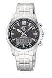 ETT Eco Tech Time Funk Solar Herren Uhr Analog mit digitalem Datum mit...