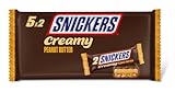 Snickers Creamy Schokoladenriegel mit Milch, Karamell und Erdnussbutter,...