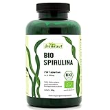 dreikraut Bio Spirulina, 750 Presslinge, 4-Monats-Vorrat, aus...