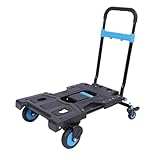 Jectse Klapper Hand Dolly 330lb Last mit Leichtem Tragbarem Wagen für...