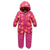 linboo Unisex Kinder Einteiliger Schneeanzüge/Skioverall mit Kapuze...