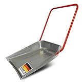 SHW-FIRE | Maxi Schneeschieber 62 cm, robuste Schneewanne aus Stahlblech...