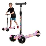 Boys Scooter - 3 Radklapper mit Lichträdern, farbenfrohe Streetstyle |...