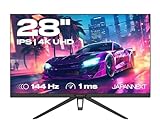 JapanNext Gaming-Monitor 28 Zoll IPS 4K UHD (3840x2160) 16:9 144Hz 1ms |...