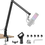 Mikrofonarm Boom Arm,Aveek Professioneller Mikrofon Ständer,Verstellbarer...