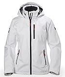 Helly Hansen Damen W Crew Hooded Jacket, Weiß, M