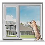 Fliegengitter Fenster Magnet, DIY 120 x 190 cm Fliegengitter Insektenschutz...