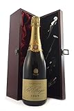 Pol Roger Blanc de Blancs Brut Vintage Champagne 2009 in einer mit Seide...