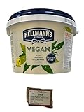 Hellmann´s vegane Mayonnaise 2,5 Kg / 2,62 L und 50g Wendlers Kräutersalz