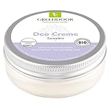 GREENDOOR Deo Creme Sensitiv 50ml, wirksames natürliches Deodorant ohne...
