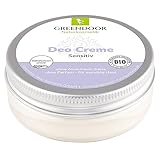 GREENDOOR Deo Creme Sensitiv 50ml, wirksames natürliches Deodorant ohne...