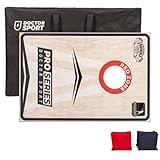 Cornhole Professional - 1x Brett - 120x60 cm – Offizielle 15x15 cm große...