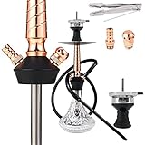 RMAN® Shisha Wasserpfeife Mini Hookah Aluminium Klein Shisha Set Komplett...