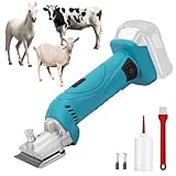 Schermaschine Pferd, Kabellose Pferdeschermaschine für Makita Akku 6 Gang...
