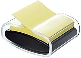 Post-it Z-Notes PRO Abroller, Schwarz + 1 Block Super Sticky Z-Notes, Gelb,...