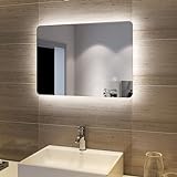 SONNI LED Badspiegel Lichtspiegel LED Spiegel Wandspiegel mit...