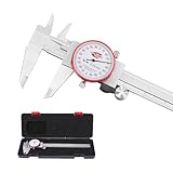 STANDARD GAGE Messschieber mit Uhr 150mm, Metrischer Uhrenmessschieber,...