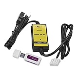 JOVERI Auto-USB-Adapter, MP3-Audio-Schnittstelle, SD-AUX-USB-Datenkabel,...