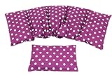 Körnerkissen STERNE, PUNKTE, UNI u.s.w. Kirschkernkissen 2 er Set 5 Kammer...