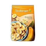 Seeberger Bananenchips 5er Pack: Frische Bananenscheiben in feinem Kokosöl...