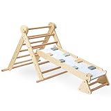 Mamabrum Klettergerüst Indoor ab 3 Jahren für Kinder – Pikler Dreieck,...
