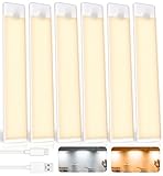 Unterbauleuchte Küche LED Akku mit Bewegungsmelder, Schrankbeleuchtung...