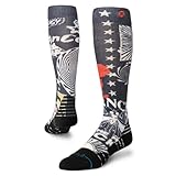 Stance Brand Love Mid Poly Snow, Schwarz, Large