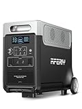AFERIY 3600W Powerstation, 3840Wh LiFePO4 Tragbare Solargenerator mit...