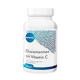 Nutritec Glucomannan mit Vitamin C 120 Kapseln, aus Konjakwurzel gewonnen,...