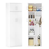 Moziel Besenschrank Mehrzweckschrank Haushaltsschrank Staubsaugerschrank...