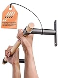 KFA8® Klimmzugstange Wand - Platzsparende Pull Up Bar aus Holz -...