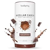 foodspring Micellar Casein Night Time Protein – Casein Protein Pulver mit...