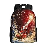 FHESDMN Bedruckter Kinder-Rucksack, Schultasche, Laptop-Rucksack, geeignet...