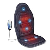 Snailax Massagesitzauflage, Massageauflage mit Wärme und Vibration für...