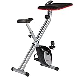 Ultrasport F-Bike Work, Heimtrainer mit Workstation, Heimgerät,...