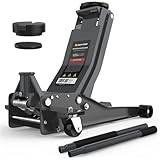 GENTOR Wagenheber hydraulisch 3T – flach 75–505 mm Hubhöhe, mit 2X...