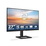 Philips 27E1N1800A - 27 Zoll Ultra HD Monitor, Laustprecher, HDR10...