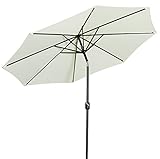 Gartenfreude Sonnenschirm, Durchmesser 270 cm, UV 50+, 270 x 270 x 245 cm,...