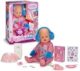 BABY born Emma Puppe Interaktiv im Winteroverall, 43 cm, 10 Funktionen, mit...