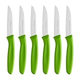 Ruffulon Gemüsemesser 6 stück,gerades Obstmesser, Schälmesser aus...